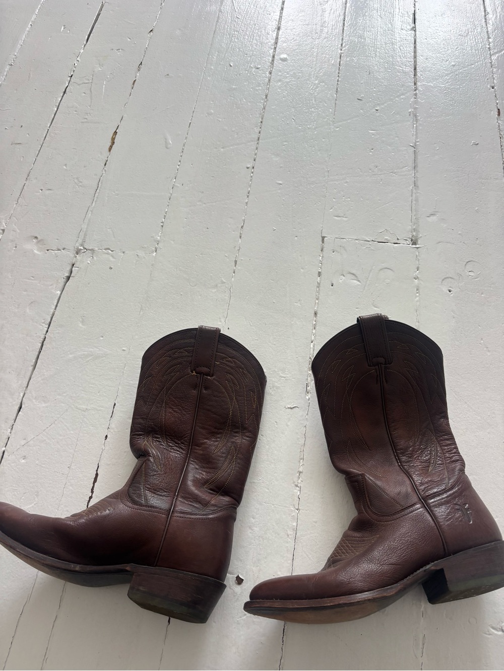 Women’s Frye Brown Leather Western Boots